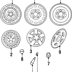 Wheel Cover - Mazda (LB41-37-170)