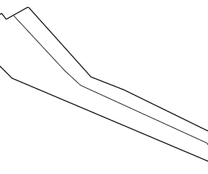 Upper Molding - Mazda (BDGF-64-47XB-02)