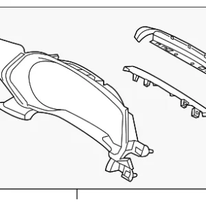 Cluster Bezel - Mazda (KB7W-55-420A-02)
