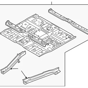Floor Pan Assembly - Mazda (ZZDA-53-600A)