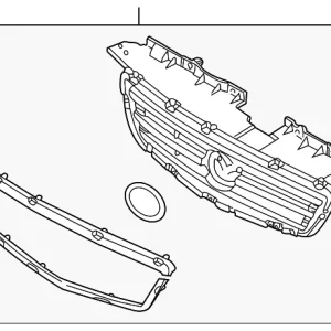 Grille Assembly - Mazda (LC62-50-710A)