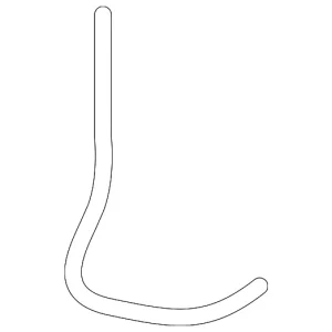 Washer Pump Pipe - Mazda (BP6W-67-501A)