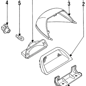 High Mount Lamp - Mazda (GA2A-51-580-02)