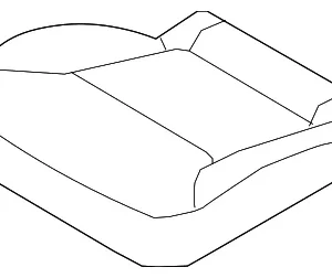 Seat Cushion Pad - Mazda (TM55-88-212)