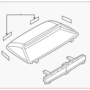 High Mount Lamp - Mazda (B45A-51-580A)