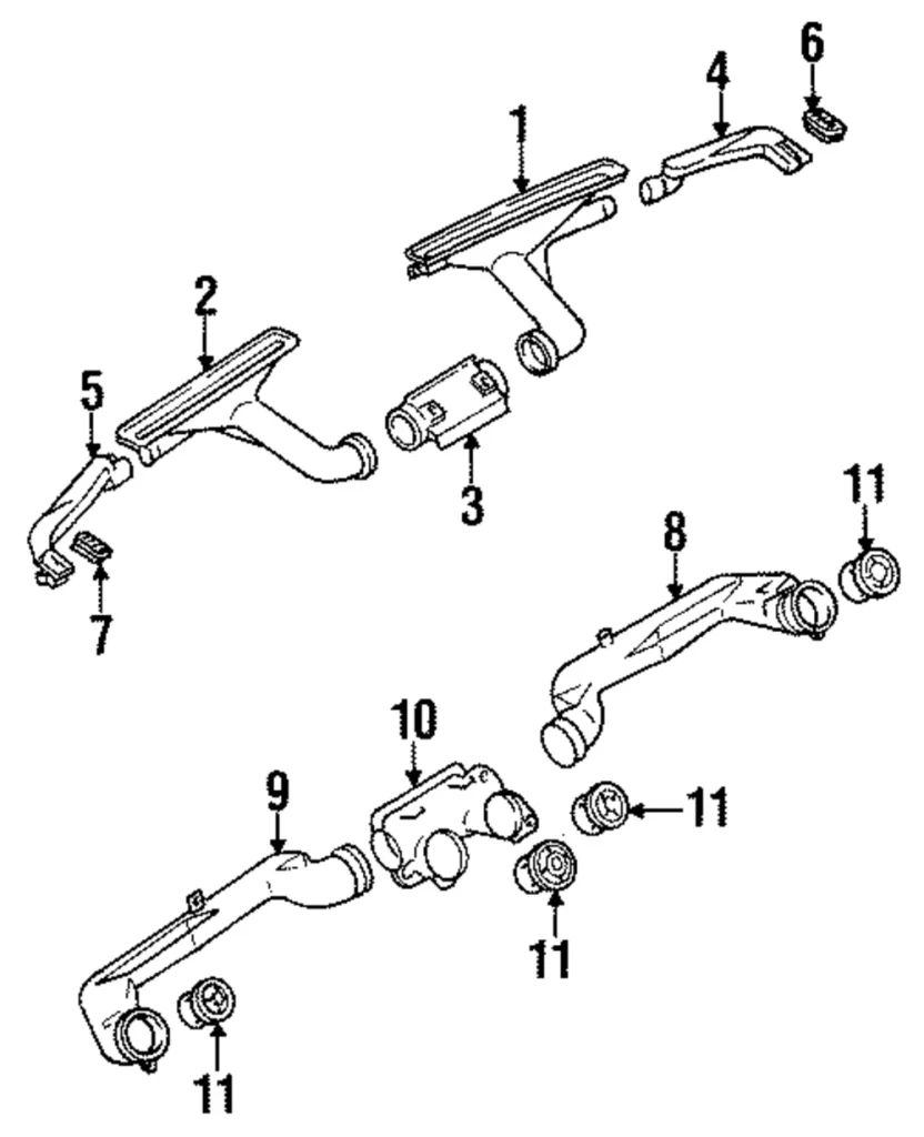 Defroster Vent - Mazda (NA75-60-170A-00)