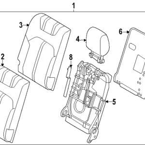 Seat Back - Mazda (KEVE-88-330-02)