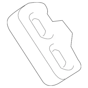 Dovetail Latch Wedge - Mazda (NA01-62-681)