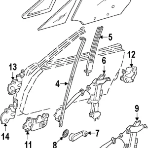 Window Regulator - Mazda (NA01-58-560J)