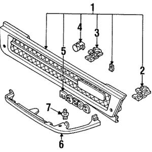 Side Molding - Mazda (B455-50-7J1-PZ)