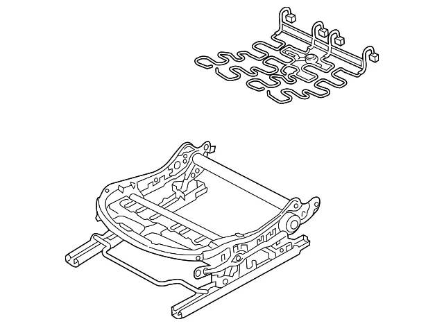 Seat Frame - Mazda (DB4B-88-H50A)