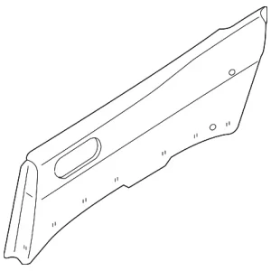 Upper Trim Panel - Mazda (EG21-68-56XB-02)