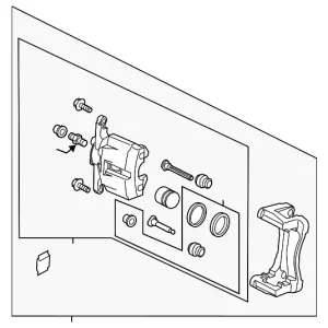 Caliper Assembly - Mazda (GHY9-33-98Z)