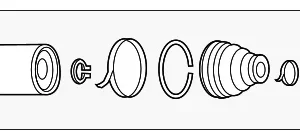 Inner Cv Joint - Mazda (FT0W-22-620)