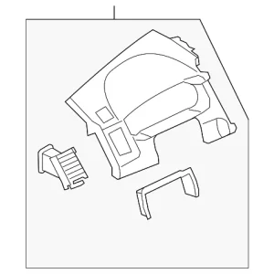 Cluster Cover - Mazda (TD11-55-420D-34)