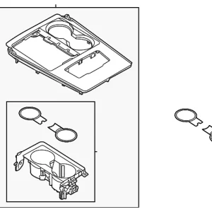 Console Panel - Mazda (KBB3-64-340B)