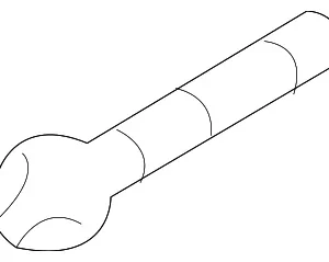 Adjust Screw - Mazda (GA2A-51-037)