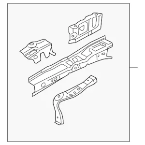 Upper Rail Assembly - Mazda (C513-53-27YA)