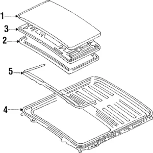 Sunroof Panel - Mazda (B096-69-810)