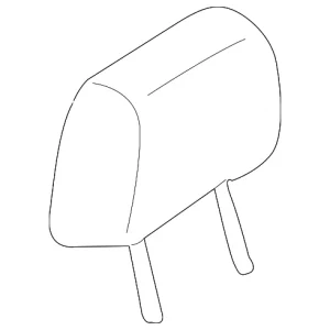 Headrest - Mazda (B25D-88-140-90)