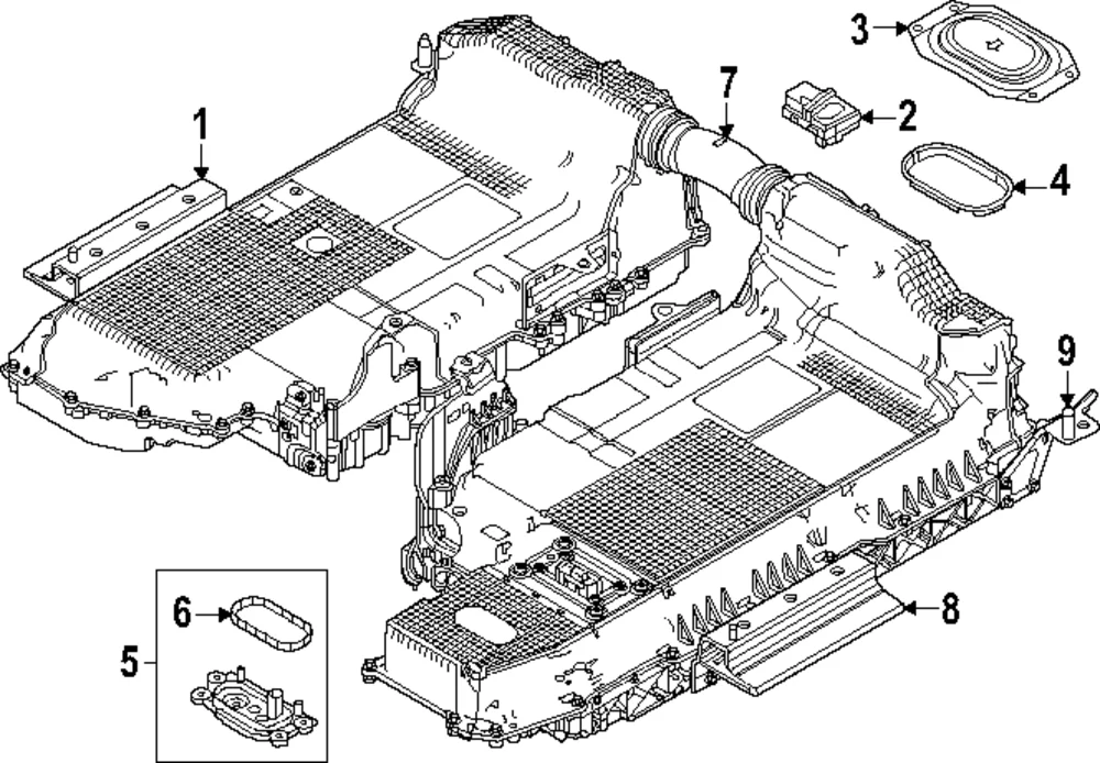 Battery Cover Gasket - Mazda (KBB4-30-2K5)