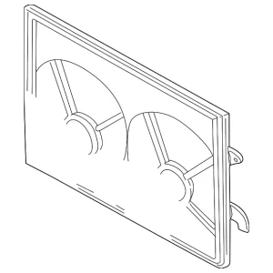 Fan Shroud - Mazda (AJ52-15-210)