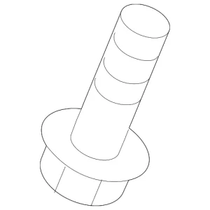 Mirror Assembly Bolt - Mazda (9YA0-2A-612)