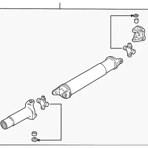 Drive Shaft Assembly - Mazda (ZZP2-25-100A)