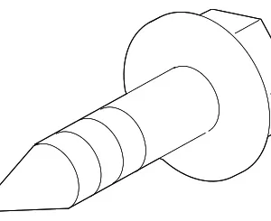 Fog Lamp Bulb Screw - Mazda (GJ6E-51-143)