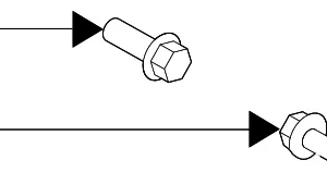 Seat Cushion Lower Bolt - Mazda (TD11-88-378)