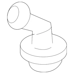 Convertible Top Stowage Compartment Drain Hose - Mazda (NC10-56-4B1A)