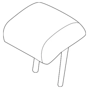 Headrest - Mazda (KPE6-88-140C-02)