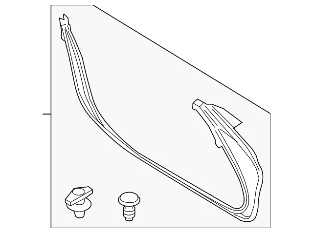 Door Weather-Strip - Mazda (N243-59-760H)