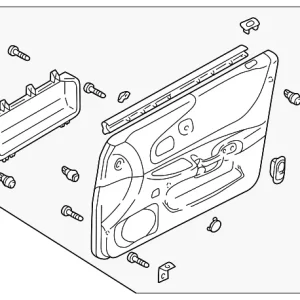 Trim Panel Assembly - Mazda (BL8F-68-450D-82)
