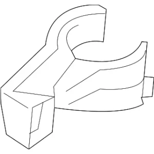 Filler Neck Bracket - Mazda (D11B-67-485)