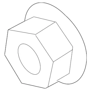 Fan Blade Nut - Mazda (9994-00-500)