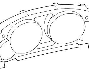 Bezel - Mazda (GS3L-55-214)
