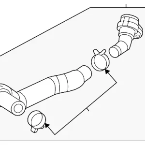 Outlet Hose - Mazda (MH01-15-1J0)