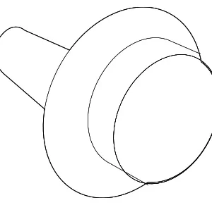 Upper Molding Clip - Mazda (DN4E-50-714)