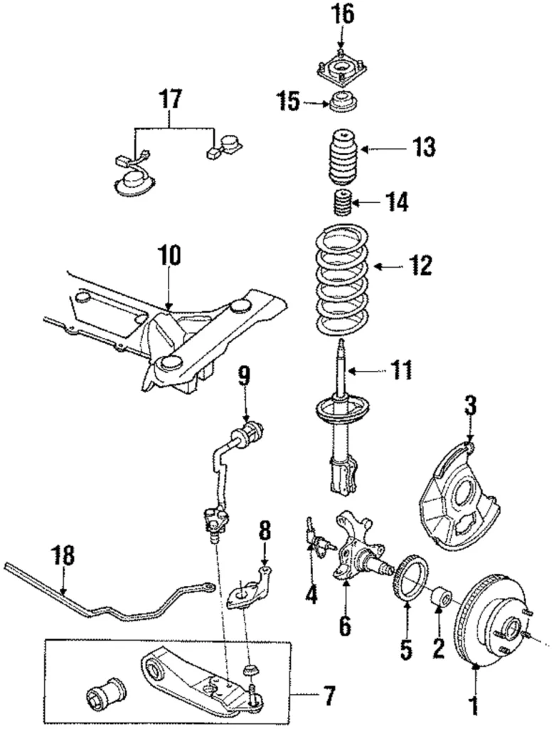 Steering Knuckle - Mazda (H260-33-021)