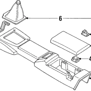 Console Assembly - Mazda (N008-64-410D-00)