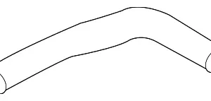 Engine Coolant Reservoir Hose - Mazda (L3K9-15-383)