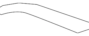 Lower Molding Protector - Mazda (KB7W-50-853)