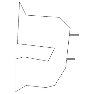Pillar Reinforced Reinforced Plate - Mazda (C235-70-4H2)