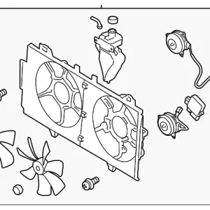 Fan Assembly - Mazda (L5A3-15-025D)