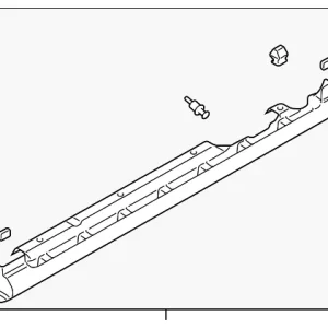 Rocker Molding - Mazda (GP9A-51-P50F-01)