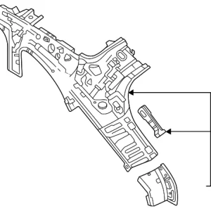 Inner Panel - Mazda (KMV6-70-11XA)