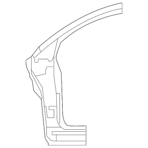 Windshield Pillar - Mazda (C235-71-240D)