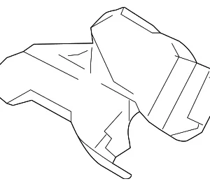 Heater Duct - Mazda (BBM4-61-158A)