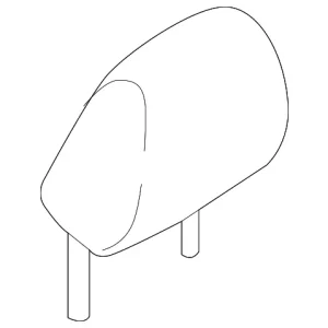Headrest - Mazda (GHK1-88-140-34)